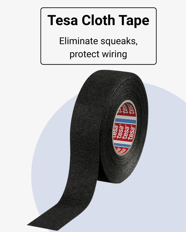 Tesa 51608 Duct Tape, 15m x 19mm, Black