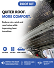 Car Roof Soundproofing Kit – Reduce Rain Noise, Heat & Wind Noise